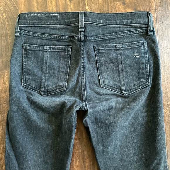 RAG & BONE Black Skinny Jeans in Rock - Picture 4 of 10